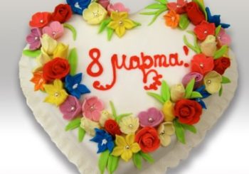 Торт на 8 марта